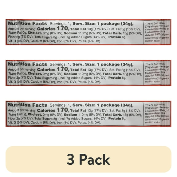 (3 pack) 1.2oz Dark Chocolate Peanut Butter SkinnyDipped Almonds