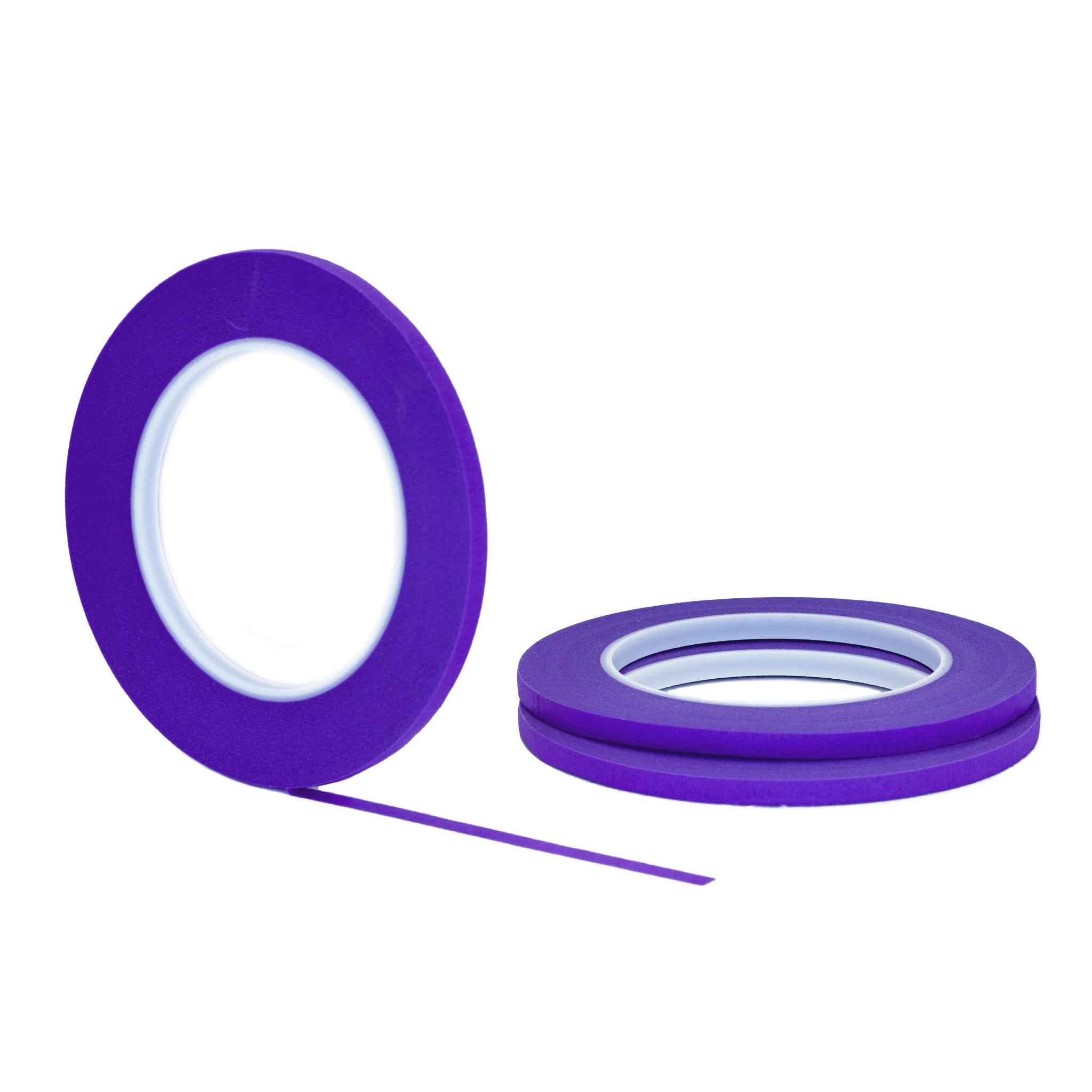 STIKK Thin 6 mm x 55 m Painters Masking Tape, Purple, 3 Pack