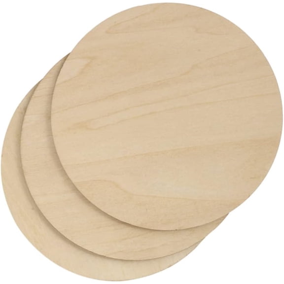 3 pack 18" Wooden Circles for Crafts, Unfinished Wood Rounds Slices, Large Blank Wood Discs, Unfinished Wood Boards for Painting, Door Hanger, DIY Sign Making, Easter Gift for Craft Lovers