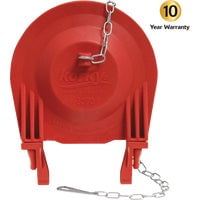 (3 pack) Korky Toilet Flapper Red Rubber For Universal