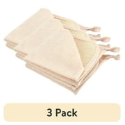 (3 pack) Dual-Sided Terry Washcloths, 2 Count