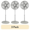 thumbnail image 1 of (3 pack) Lasko Cyclone 18" 3-Speed Oscillating, Adjustable Height, Tilting Head Pedestal Fan S18902, 1 of 12