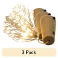 thumbnail image 1 of (3 pack) 30 Warm White LED Bottle insert Lights, by Holiday Time, 1 of 5