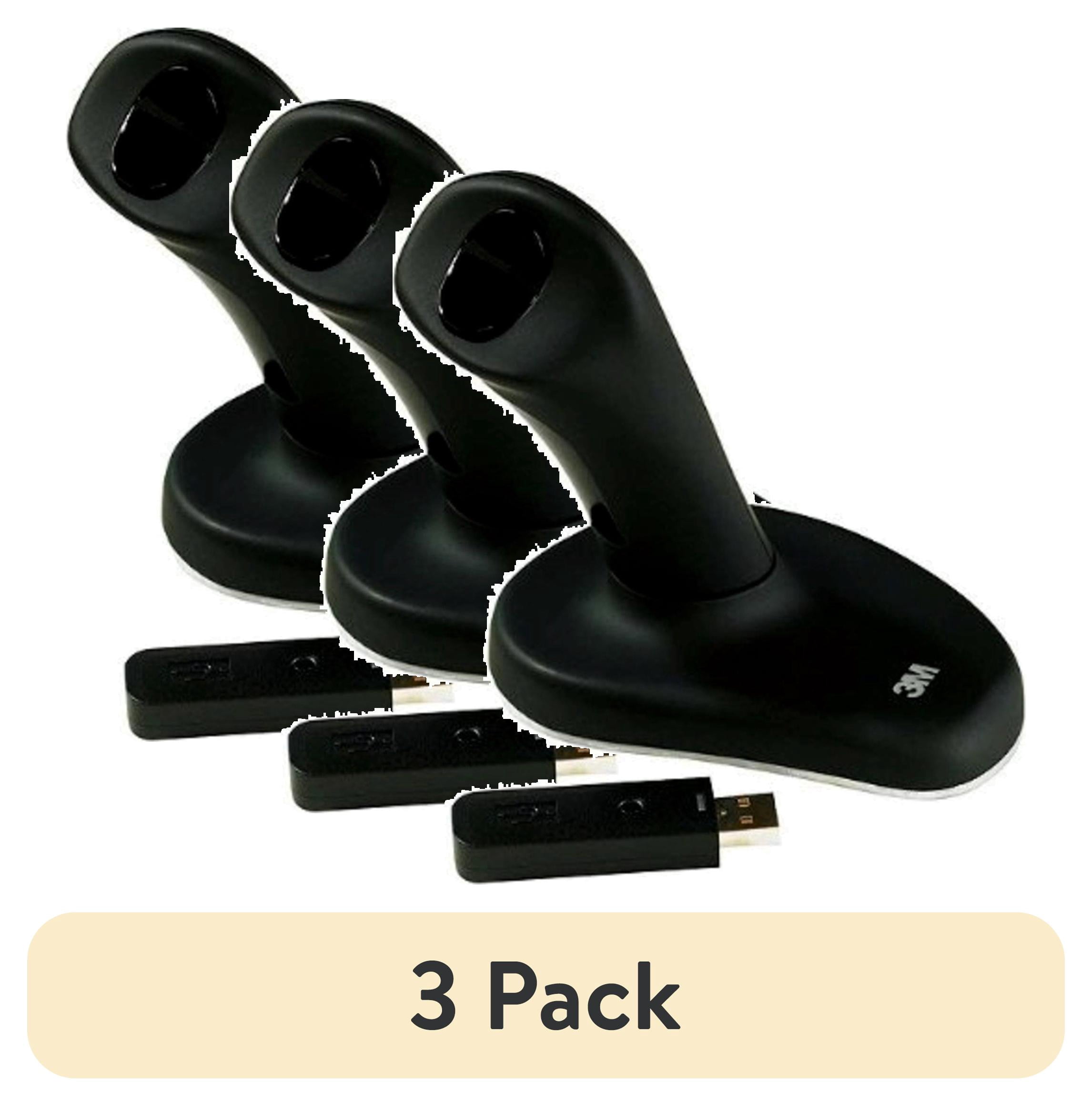 (3 pack) 3M Large Wireless Ergonomic Mouse, Black - Walmart.com