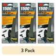 thumbnail image 1 of (3 pack) 3M Wetordry Sandpaper, 3 2/3 in x 9 in, 1500 Grit, 5-Pack, 1 of 8