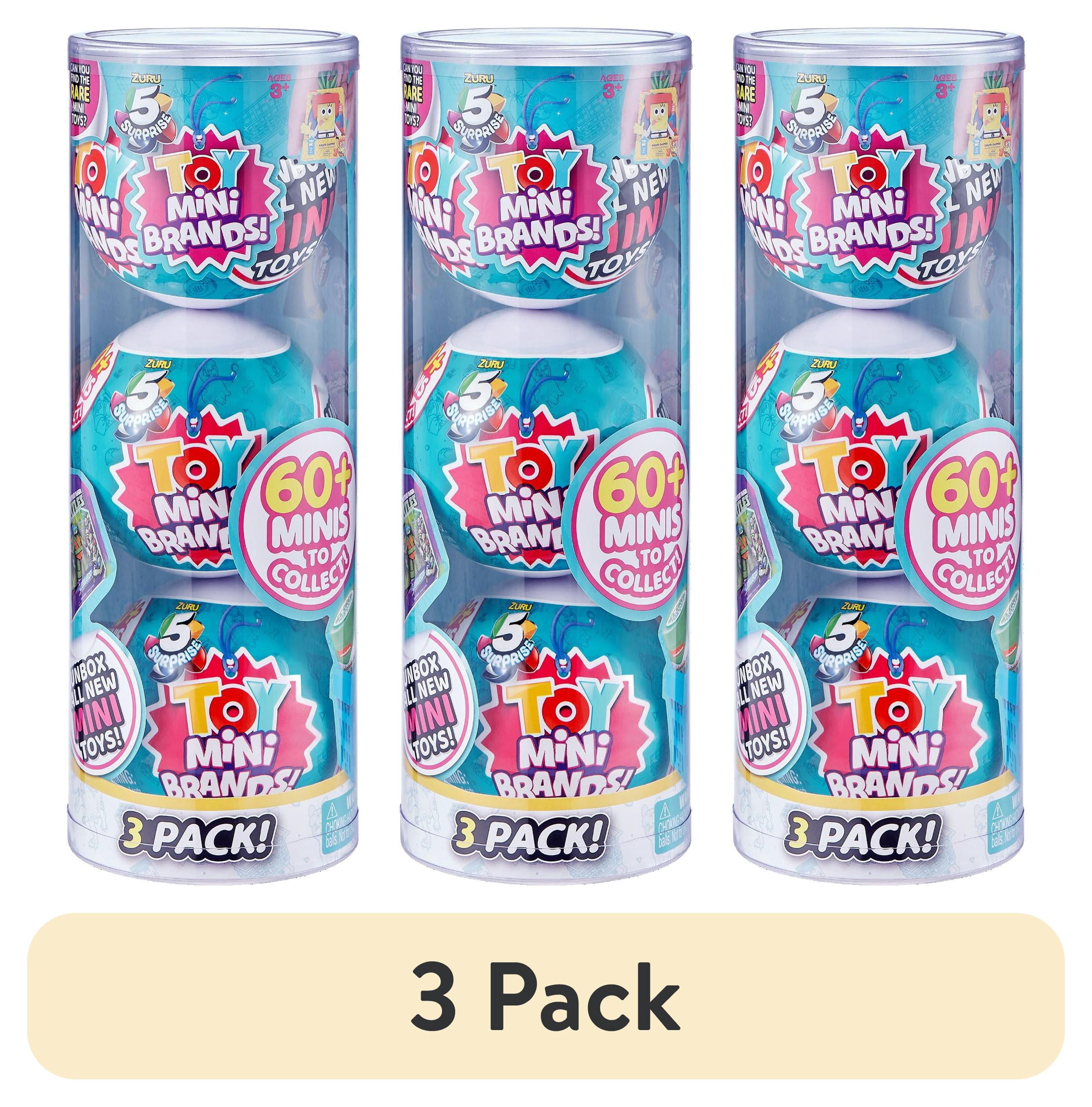(3 pack) 5 Surprise Toy Mini Brands Capsule Collectible Toy(3 Pack) by ZURU
