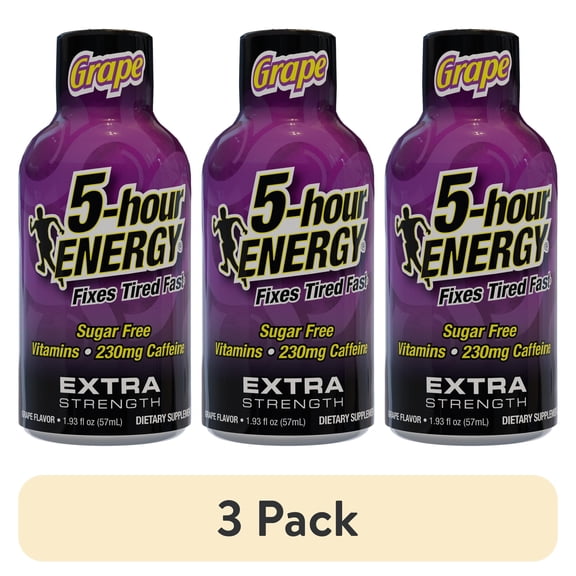 5-hour Energy Shot, Extra Strength, Grape
