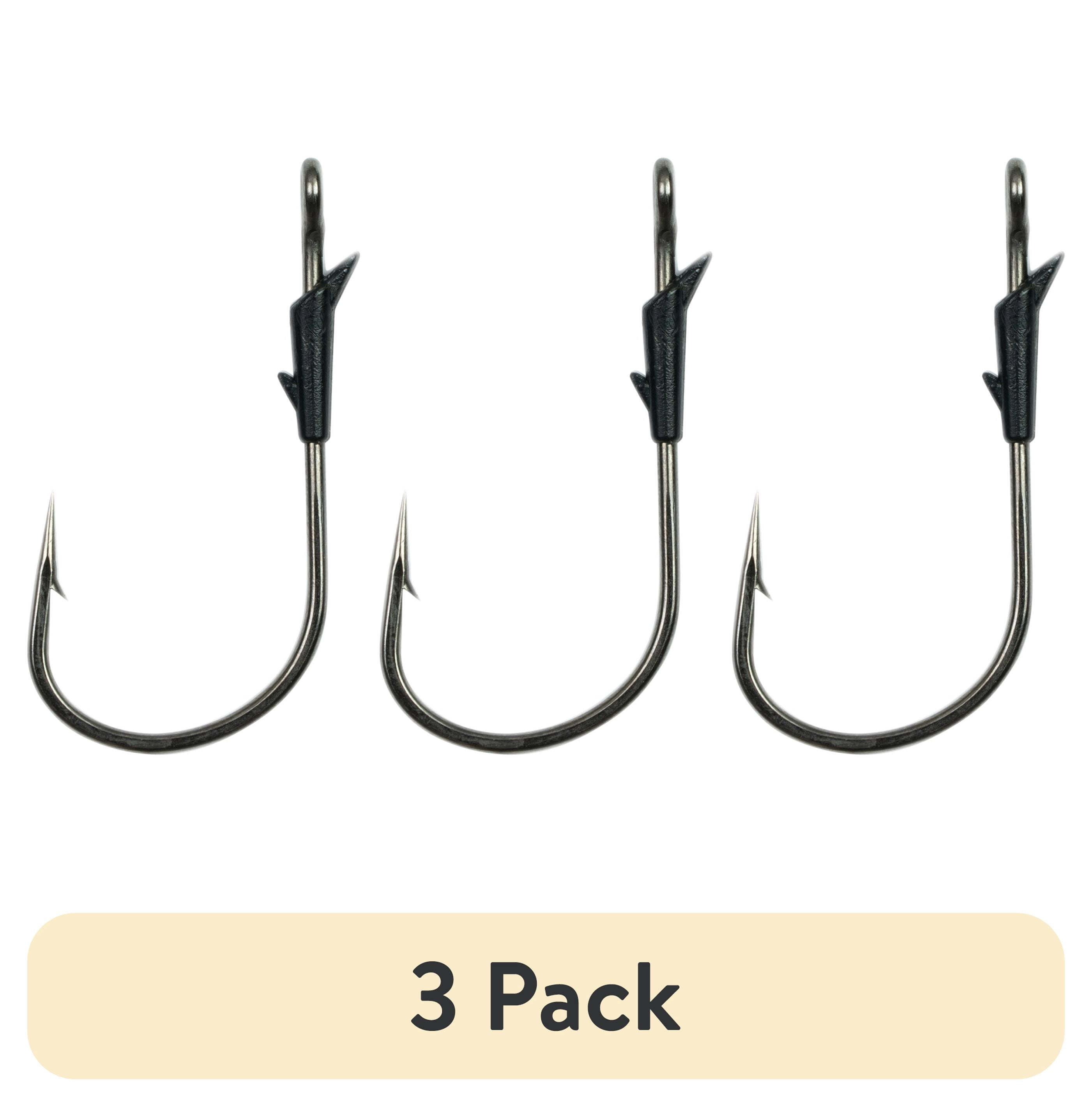 (3 pack) 6th Sense – OX Flipping Hook with Dual-Barbed Keeper & Welded Eye for Heavy Cover (5 Pack)