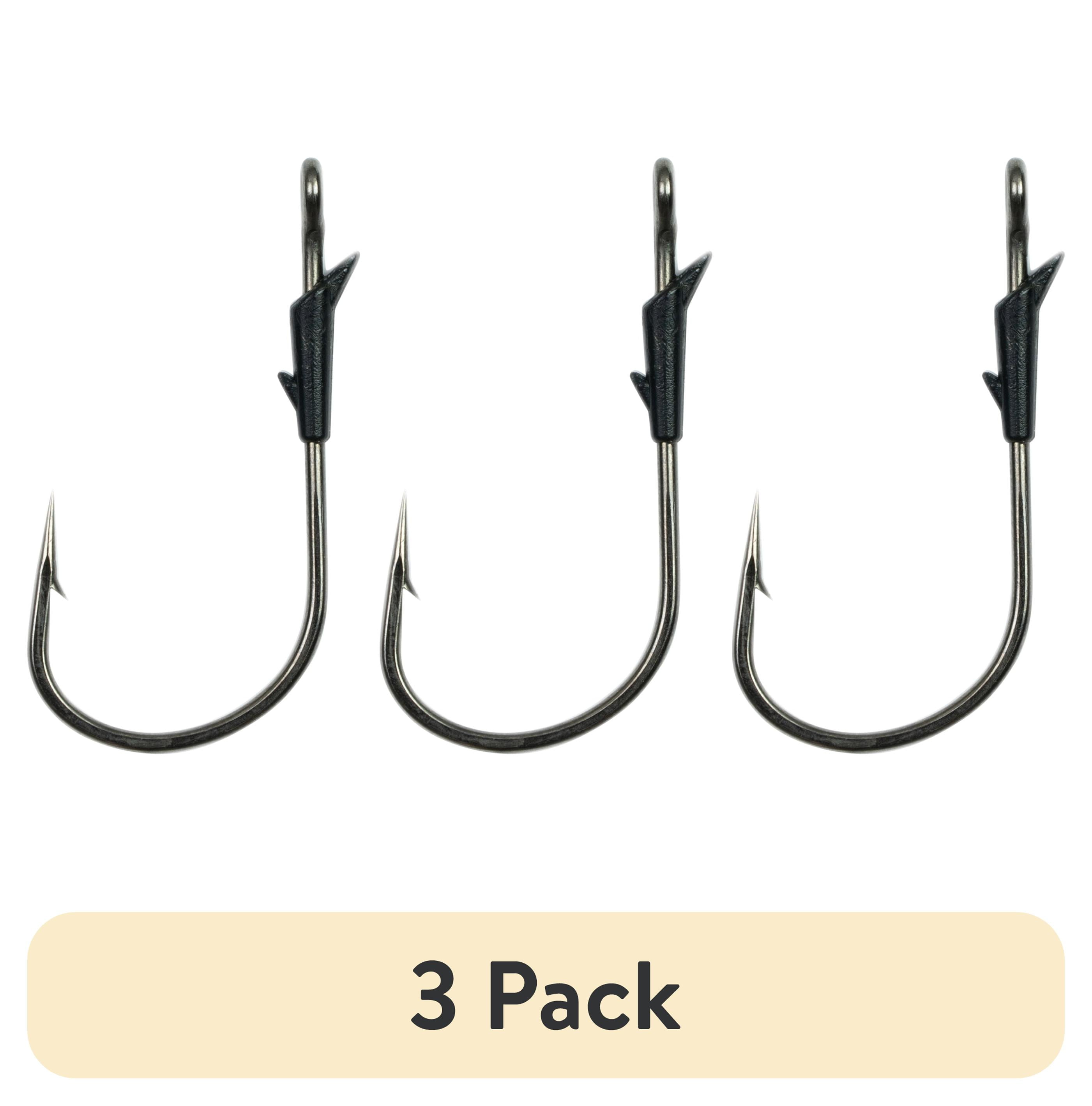 Mustad Saltwater Fishing Hooks – 100 Pack Size 6 Stainless Steel O'Shaughnessy Hooks