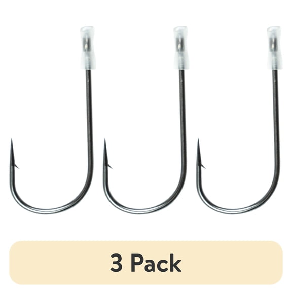 (3 pack) 6th Sense Spinnerbait Trailer Hook 3/0 with Stabilized Line Eye 5 Pack for Spinnerbaits and Bass Fishing Lures