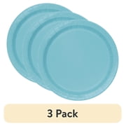 (3 pack) 70CT 7IN Teal Dessert Paper Plates by Way To Celebrate