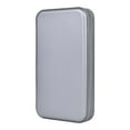thumbnail image 1 of (3 pack) 72 Capacity CD Case, Gray Hard Plastic CD/DVD Disc Storage Holder Portable Wallet, 1 of 6