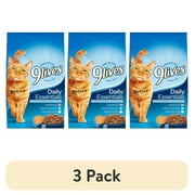 (3 pack) 9Lives Daily Essentials Dry Cat Food, 3.15 lb. Bag