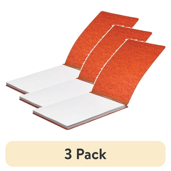 (3 pack) ACCO Pressboard Report Cover, Side Bound, Tyvek Reinforced Hinge, 11 x 17 Inch Sheet Size, 8.5 Inch Centers, Red (A7047078A)