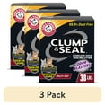 thumbnail image 1 of (3 pack) ARM & HAMMER Clump & Seal Cat Litter Multi-Cat Complete Odor Sealing Clay Clumping Cat Litter, 38 lb, 1 of 16