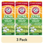 (3 pack) ARM & HAMMER Extra Strength Carpet Odor Eliminator Powder, Fresh Scent, 30 oz