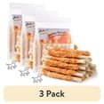 thumbnail image 1 of (3 pack) ASMPET Chicken Wrapped Rawhide Dog Treats, Long Lasting for Strong Chewers, Dental Care Bones, 10.6oz, 1 of 10