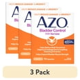 thumbnail image 1 of (3 pack) AZO Bladder Control with Go-Less® Blend Daily Supplement, Reduces Urgency & Leakage Naturally with 24-HR Support, 72 Count, 1 of 10