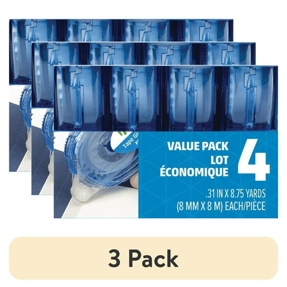 (3 pack) AdTech Crafter's Permanent Double Sided Adhesive Tape, 4 Pack