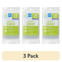 (3 pack) AdTech Crystal Clear Mini Size Hot Glue Gun Sticks, 10 Sticks