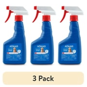 3 pack ADAMS Flea & Tick Dog and Cat Spray, Kills Fleas and Ticks, Prevents Flea Infestations for up to 2 months, Flea Treatment for Dogs, Cats, Puppies & Kittens, 16 fl oz