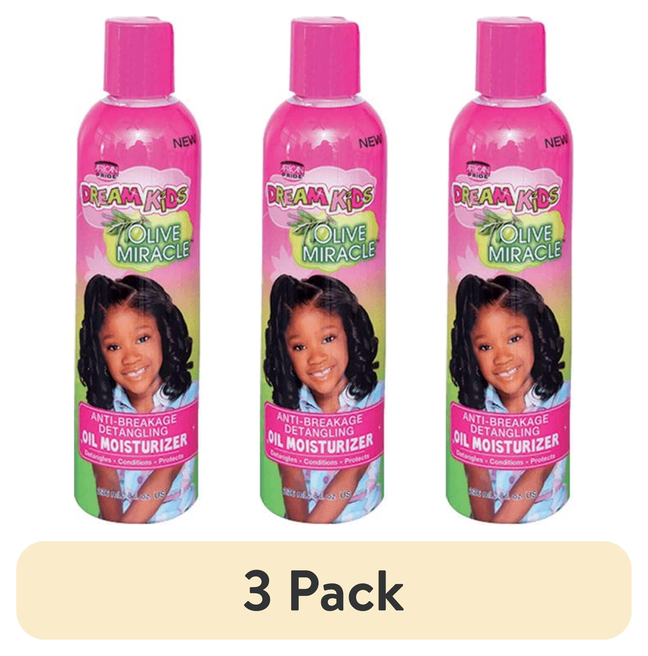 (3 pack) African Pride Olive Miracle Dream Kids Cream, 8 fl oz, Dry Hair