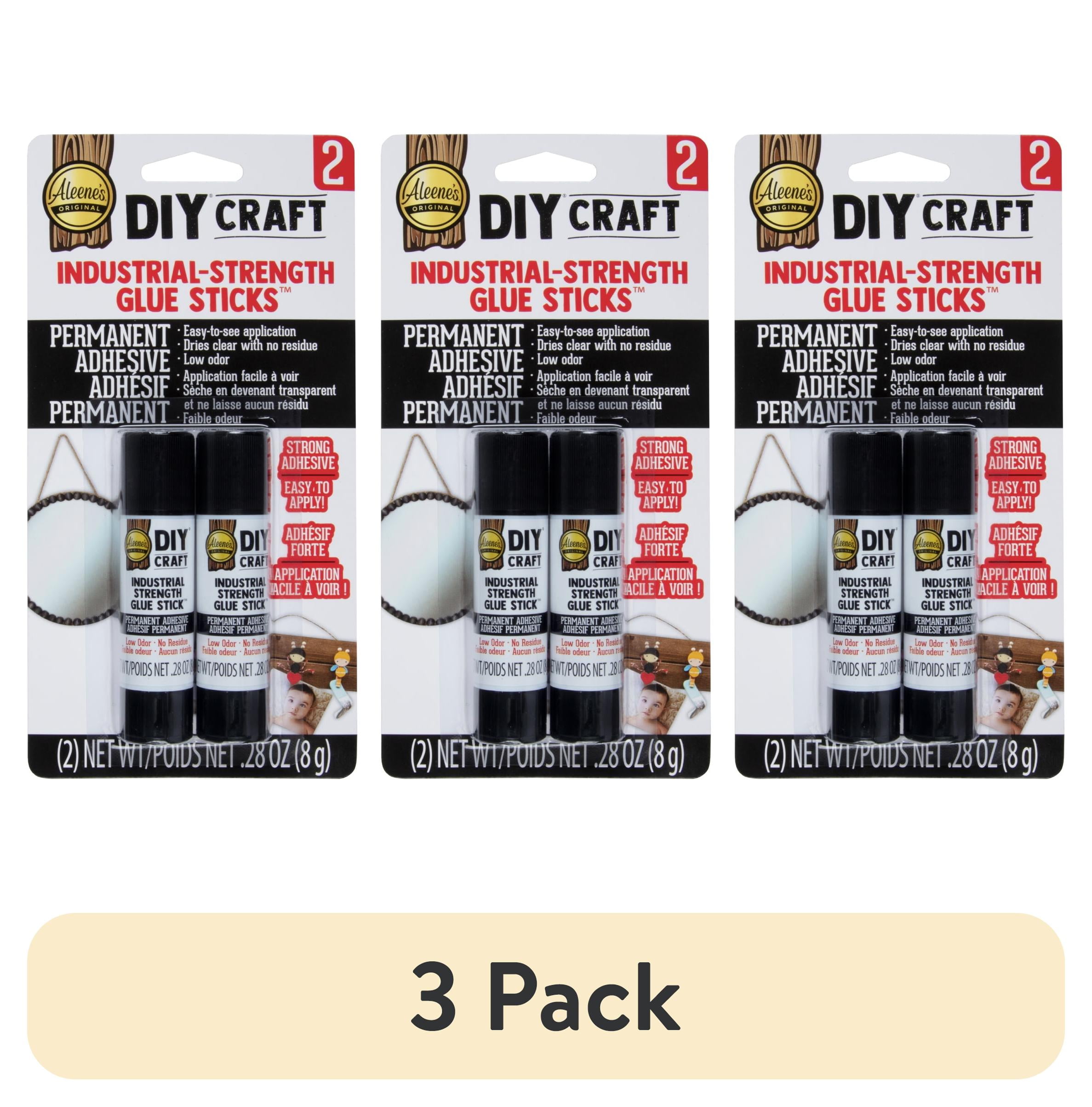(3 pack) Aleene’s Industrial Strength DIY Craft Glue Sticks - 2 Pack