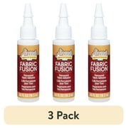 (3 pack) Aleene's Fabric Fusion Adhesive, Premium Clear Permanent Fabric Glue, .66 fl oz