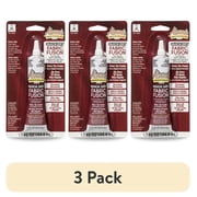 (3 pack) Aleene's Quick Dry 1.5 fl. oz. Fabric Fusion Glue - Fast No-Sew Adhesive for Crafts & Clothing