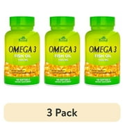 (3 pack) Alfa Natural Omega-3 Fish Oil Softgels, 1000 Mg, 100 Ct