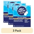 thumbnail interactive-video image 1 of (3 pack) Alka-Seltzer Plus Powerfast Fizz Severe Cold Medicine, Original Effervescent Tablets, 36 Count, 1 of 12
