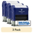 thumbnail image 1 of (3 pack) All Quality Hand-Picked Ingredients Self-Inking Rubber Stamp | Handcrafted Products (Blue Ink) - Q-200, 1 of 7