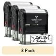 thumbnail image 1 of (3 pack) All Quality Let's Be Friends Self-Inking Rubber Stamp | Family & Friends | Novelty Homely Stamps (Black Ink) - Q-300, 1 of 9