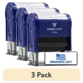 thumbnail image 1 of (3 pack) All Quality Memorial Day Self-Inking Rubber Stamp | Agenda Planning Stamps (Blue Ink) - Q-200, 1 of 7