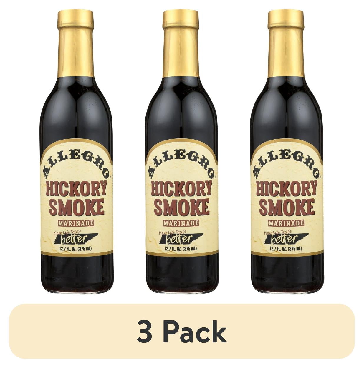 (3 pack) Allegro Hickory Smoke Marinade, 12.7 fl oz