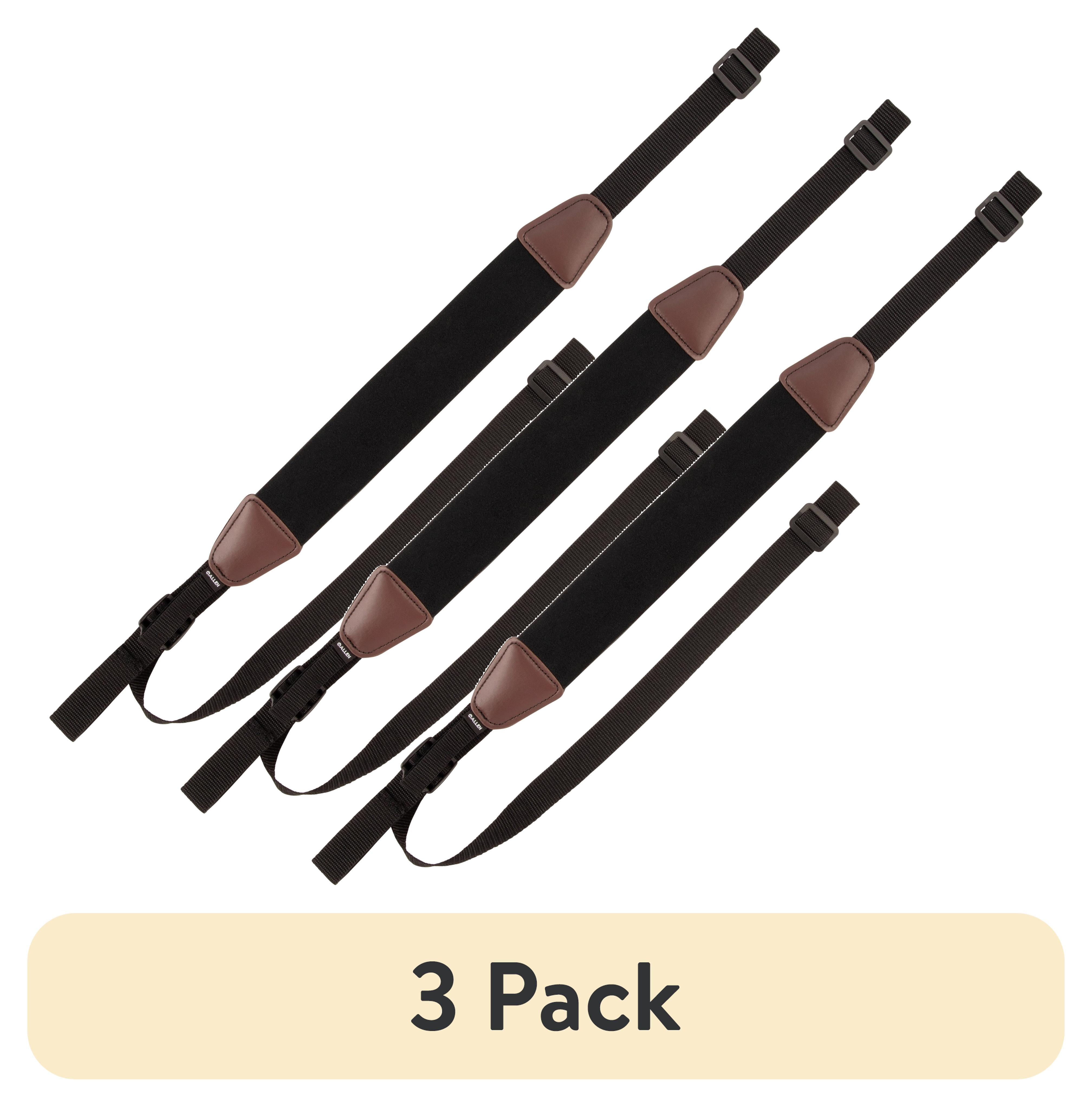 (3 pack) Allen Company Neoprene Rifle Sling, Adjusts 21" to 42", Gun Holder, Black, 98409A, New, Adjustable