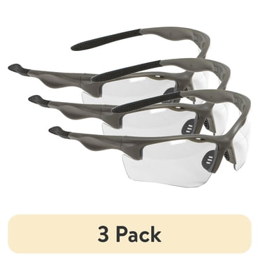 Portwest PW15 Polycarbonate Safety Glasses - Wraparound Fossa Style, Anti-Fog & Scratch Resistant