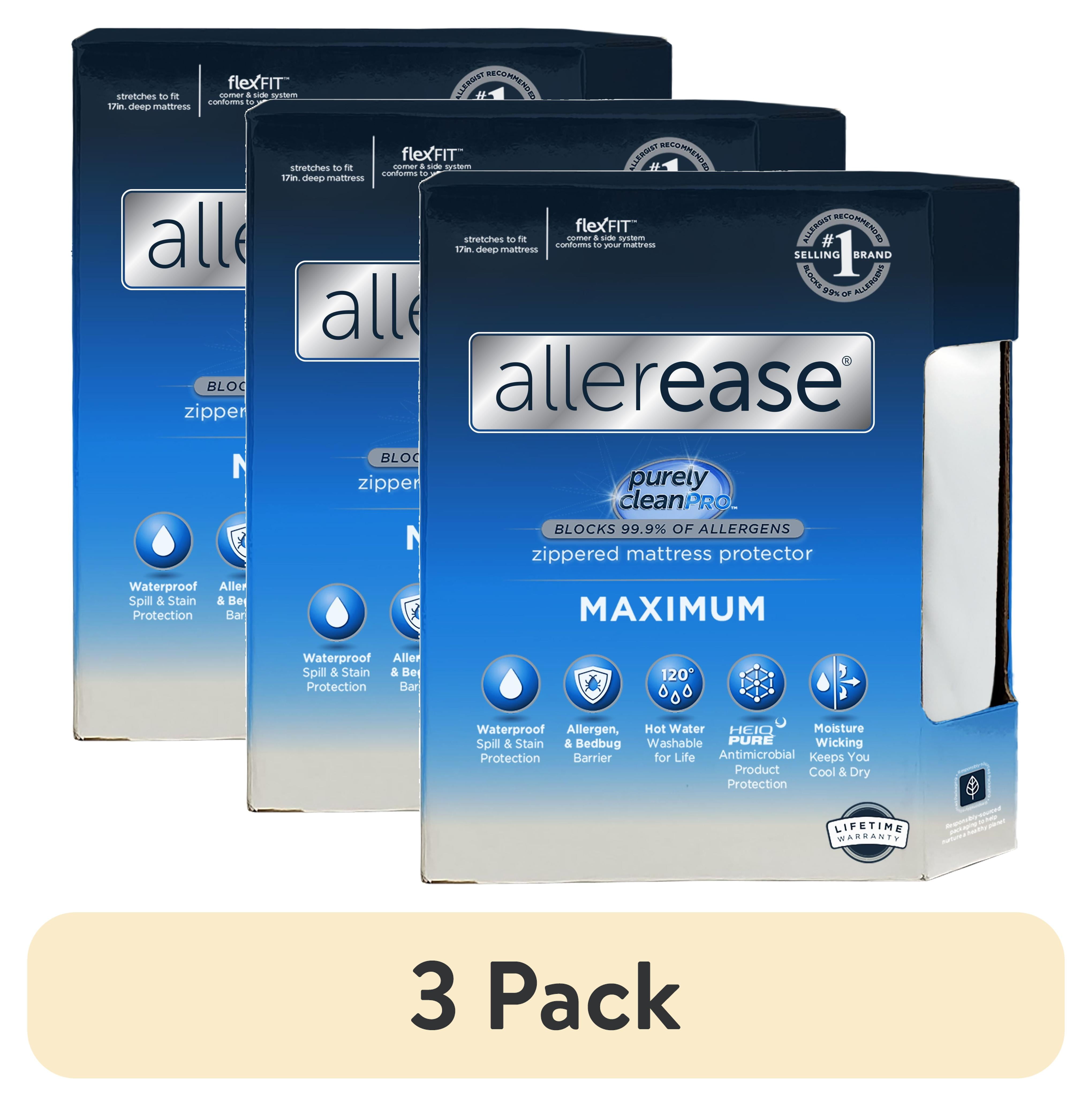 Twin White Waterproof Allergy and Bedbug Protection Mattress Protector