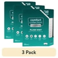thumbnail image 1 of (3 pack) AllerEase Comfort Collection Plush Knit Mattress Cover Protector, TwinXL - Fitted, Waterproof, 1 of 9