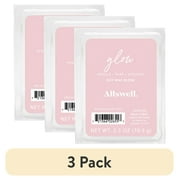 (3 pack) Allswell 6 Cube Wax Melts, Glow (Vanilla + Pear + Coconut), 2.5 oz