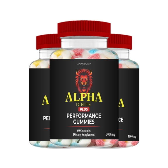 (3 pack) Alpha Ignite Plus - AlphaIgnite Plus Gummies