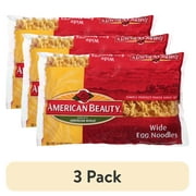 (3 pack) American Beauty 12 oz Wide Egg Noodle Pasta