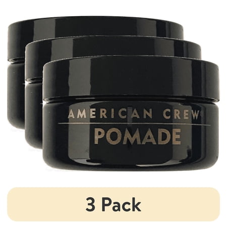 (3 pack) American Crew Pomade 3 Oz, With Medium Hold And High Shine