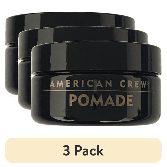 (3 pack) American Crew Pomade 3 Oz, With Medium Hold And High Shine