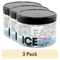 (3 pack) Ampro Clear Ice® Ultra Hold Protein Unisex Styling Gel, Coily Hair Textures, 12 oz
