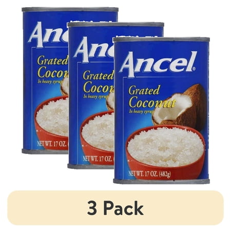 (3 pack) Ancel Coconut Flakes by Goya Foods, 14 oz