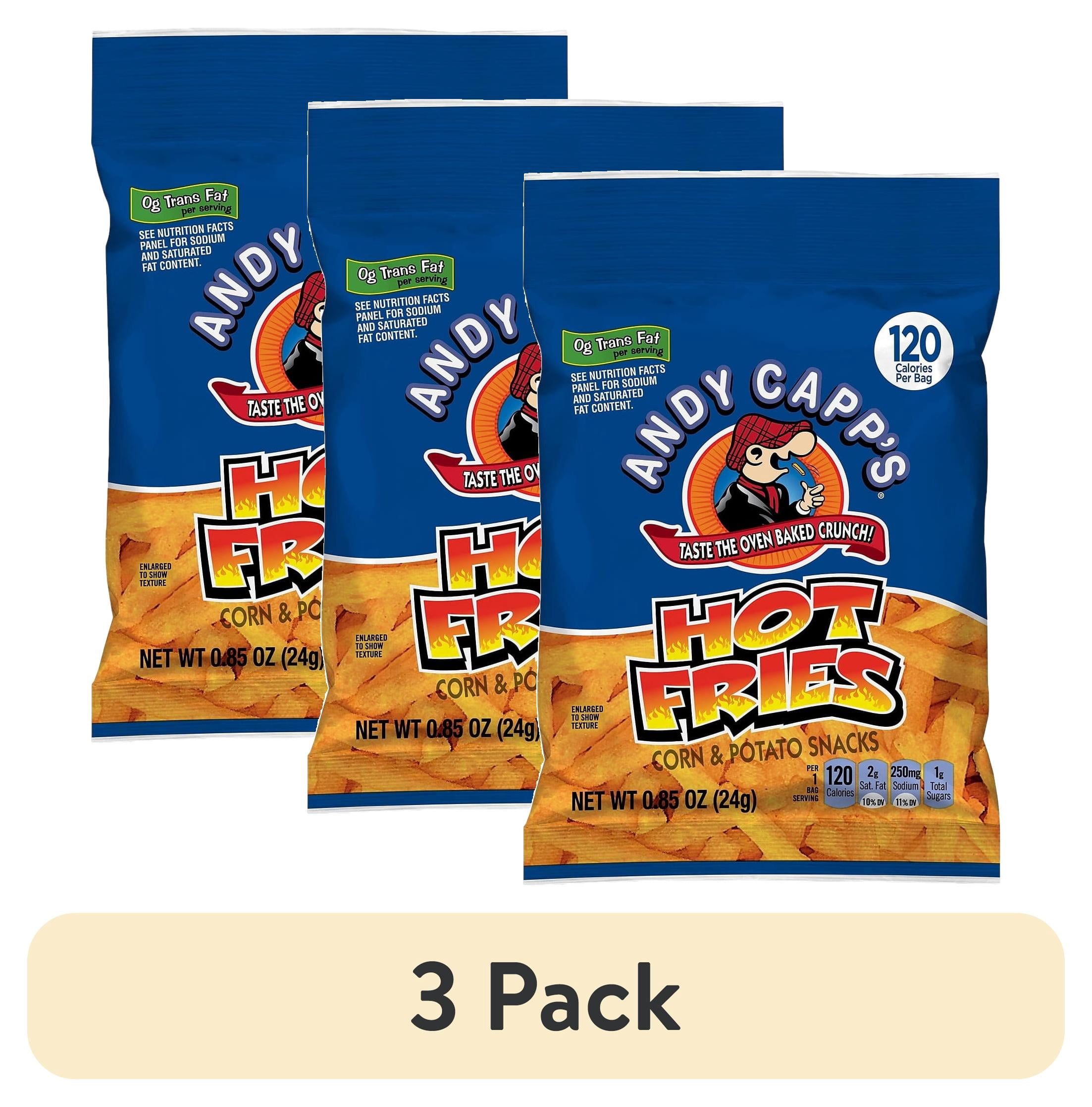 3 pack) Andy Capps Hot Fries .85 oz, 72 Count - Walmart.com