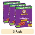 thumbnail image 1 of (3 pack) Annie's Organic Berry Patch Bunny Fruit Flavored Snacks, Value Pack, 22 Pouches, 15.4 oz, 1 of 16