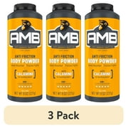 3 pack Anti Monkey Butt Anti Chafing, Anti Itch Body Powder and Foot Powder, 8 Oz