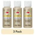 thumbnail image 1 of (3 pack) Apple Barrel Acrylic Craft Paint, Gloss Finish, Beachcomber Beige, 2 fl oz, 1 of 16